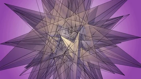 Beautiful abstract violet polygonal. Stock Footage 82702264