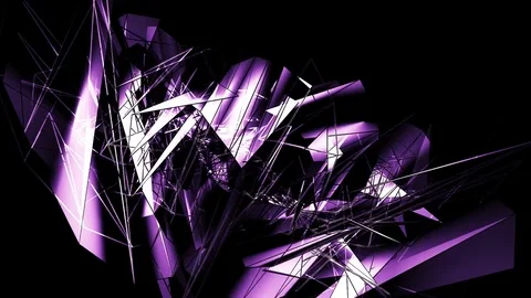 Beautiful abstract violet polygonal. 動画素材 82704166