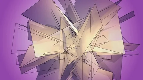 Beautiful abstract violet polygonal. Stock-Footage 82779400