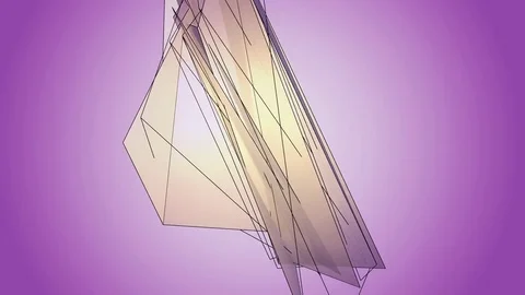 Beautiful abstract violet polygonal. Video stock 82787091