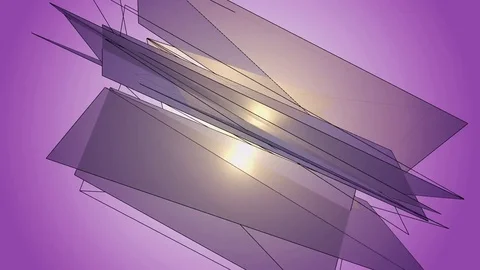 Beautiful abstract violet polygonal. Video stock 82792514