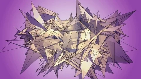 Beautiful abstract violet polygonal. 動画素材 82800992