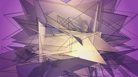 Beautiful abstract violet polygonal. 動画素材 82801780