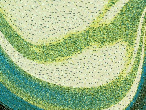 Beautiful abstract wave pattern with smooth curves and textured overlay Illustrazione stock