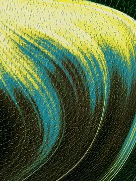 Beautiful abstract wave pattern with smooth curves and textured overlay Illustrazione stock