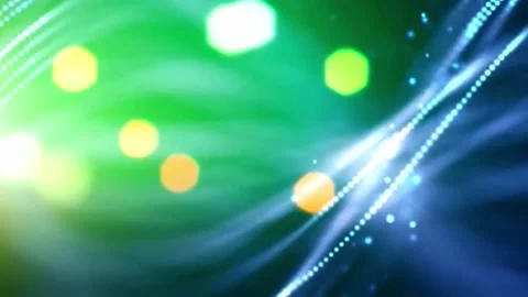 Beautiful abstract wave technology background Stock Footage 288010678