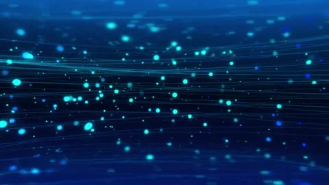 Beautiful abstract wave technology background Stock Footage 288010871