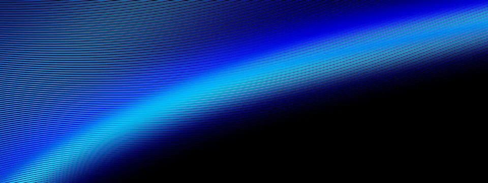 Beautiful abstract wave technology black background with blue light digital e Stock Illustration