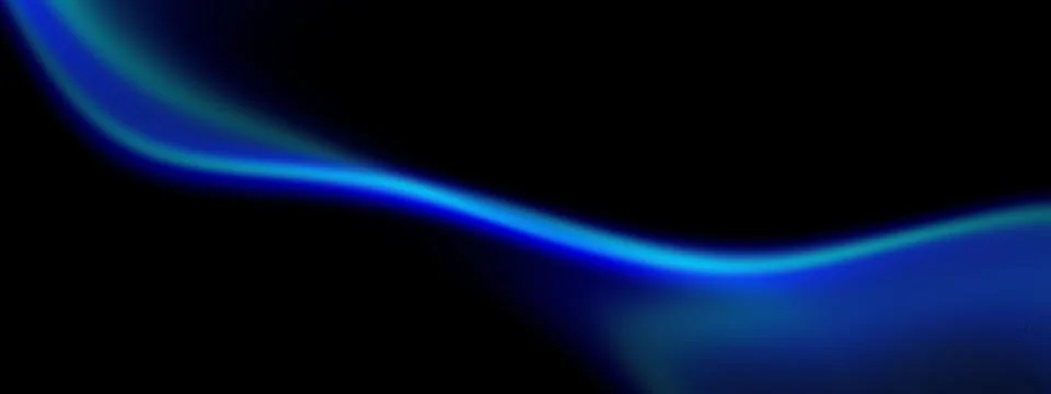 Beautiful abstract wave technology black background with blue light digital.. Stock Illustration