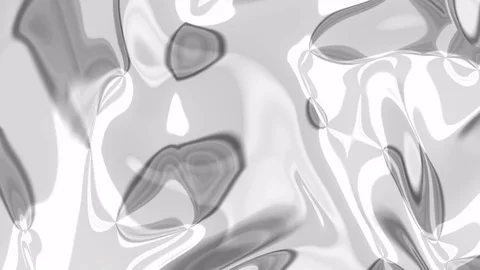 Beautiful abstract wavy chrome background Stock Footage 77294225
