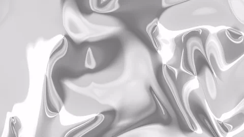 Beautiful abstract wavy chrome background Stock Footage 77294259