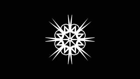 Beautiful Abstract White Flake. Particle Animation Stock Footage 145538277