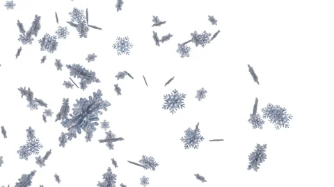 Beautiful abstract winter background with falling snowflakes. Holidays concept Stock Footage 116605803