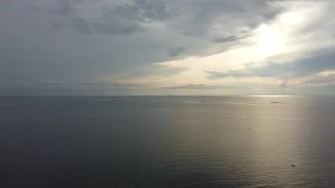 Beautiful Aerial Sunset View Video stock 281105192