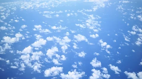 Beautiful Aerial View of Clouds during the Day Stock Footage 49130491