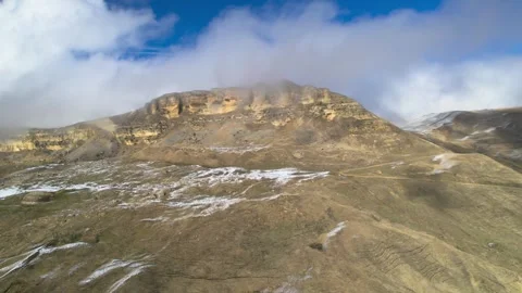 Beautiful aerial view of the high cliffs. Stock Footage 241031778