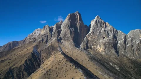 Beautiful aerial view of the high cliffs. Stock Footage 241149002