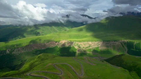 Beautiful aerial view of high cliffs. Video stock 251022985