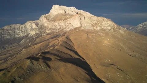 Beautiful aerial view of high cliffs. Stock Footage 263376047