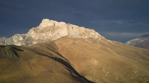 Beautiful aerial view of high cliffs. Stock Footage 263376184