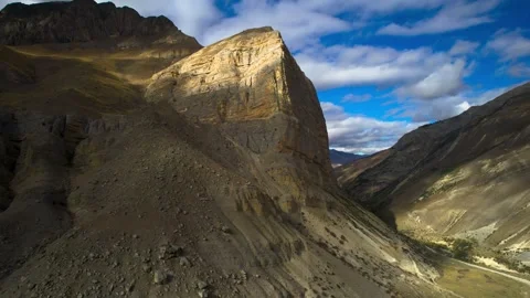 Beautiful aerial view of high cliffs. Stock Footage 263442128