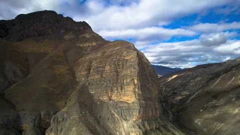 Beautiful aerial view of high cliffs. Stock Footage 263445284