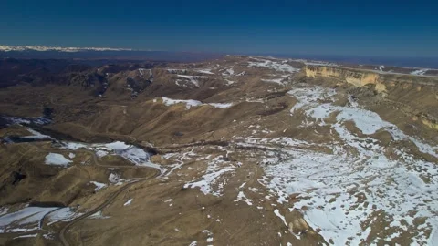 Beautiful aerial view of high cliffs. Stock Footage 274103125