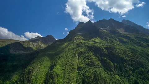 Beautiful aerial view of high cliffs. Stock Footage 285269261