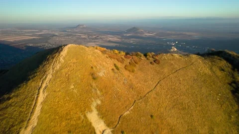 Beautiful aerial view of a mountain peak. Stock Footage 291947553