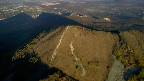 Beautiful aerial view of a mountain peak. Stock Footage 291947680
