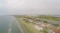 Beautiful aerial view on resort town in Cyprus, tourism and relax, landscape 4k or 4k+ Resolution