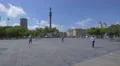 Beautiful afternoon at the Columbus Monument in Barcelona 4k or 4k+ Resolution