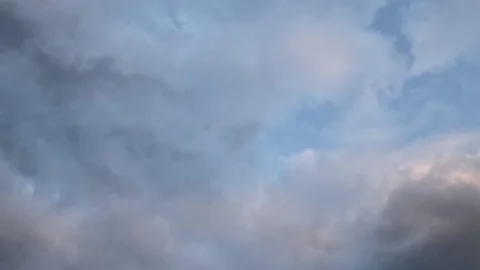 Beautiful air clouds Stock Footage 89542715