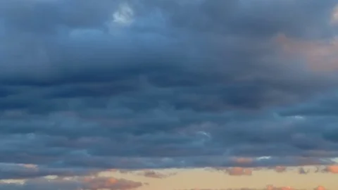 Beautiful air clouds Stock Footage 89542724