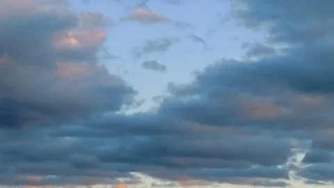 Beautiful air clouds Stock Footage 89542726