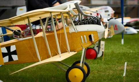 Beautiful aircraft models Stock Photos