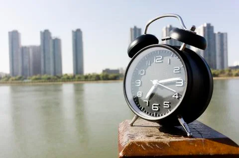 Beautiful alarm clock, timer Foto stock