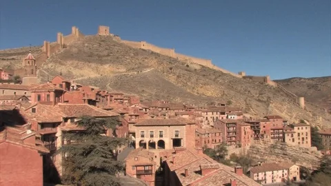 Beautiful Albarracin Stock Footage 90791173