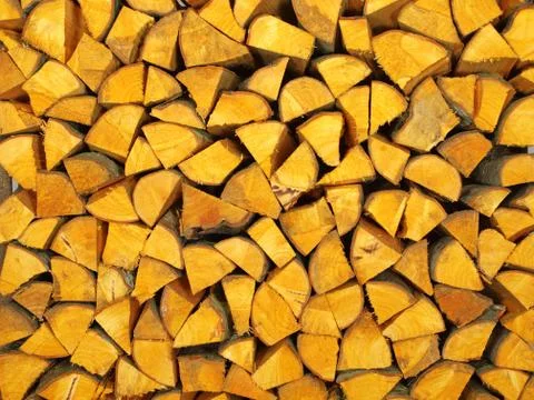 Beautiful alder wood from the stack of a particular color Stock Photos