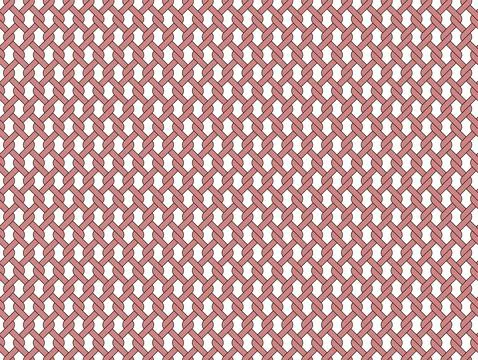Beautiful almond mesh, web pattern design Illustrazione stock
