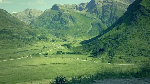 Beautiful Alpine canyon in Austria. Alpine Gastein Valley in summer. Vidéo 78647331
