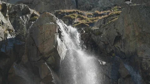 Beautiful Altai waterfall Stock Footage 167365340