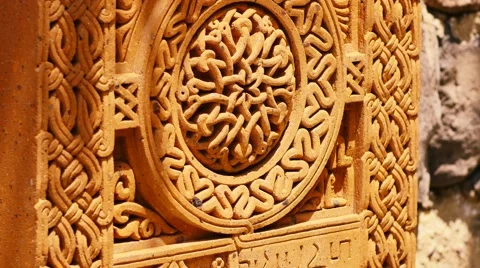 Beautiful Ancient Stone Carving Vidéo 53202873