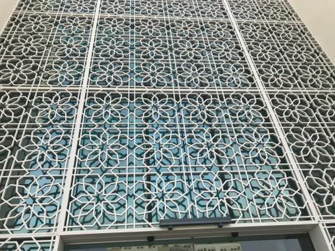 Beautiful and different External Wall Glass cladding for the front elevation  Fotos de archivo