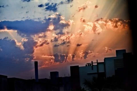 Beautiful and Dramatic Sky Stock Photos