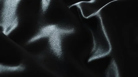 Beautiful and Elegant Soft Fabric Drapery in a Black Color Shade 库存影片 290946641