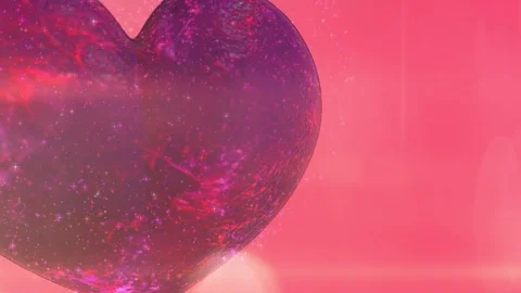 Beautiful animated beating heart. Stock Footage 102472440