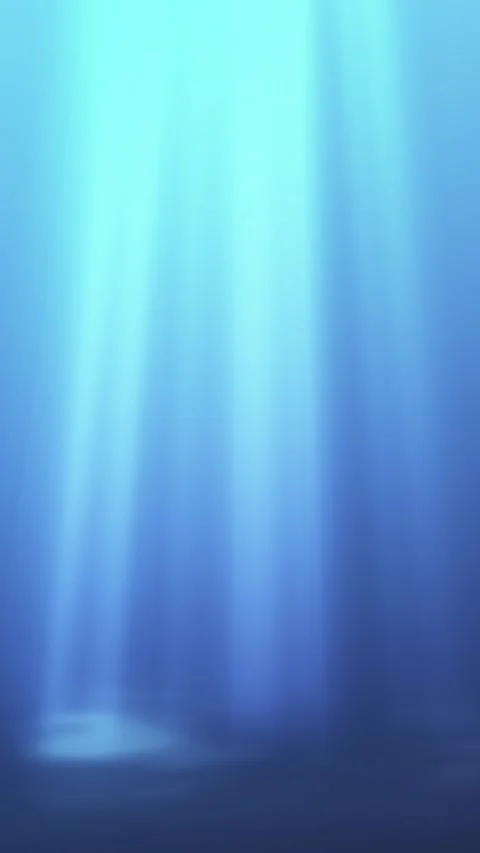 Beautiful animated blue backdrop, tranquil deep sea environment, shimmering s Stock Footage 322768284