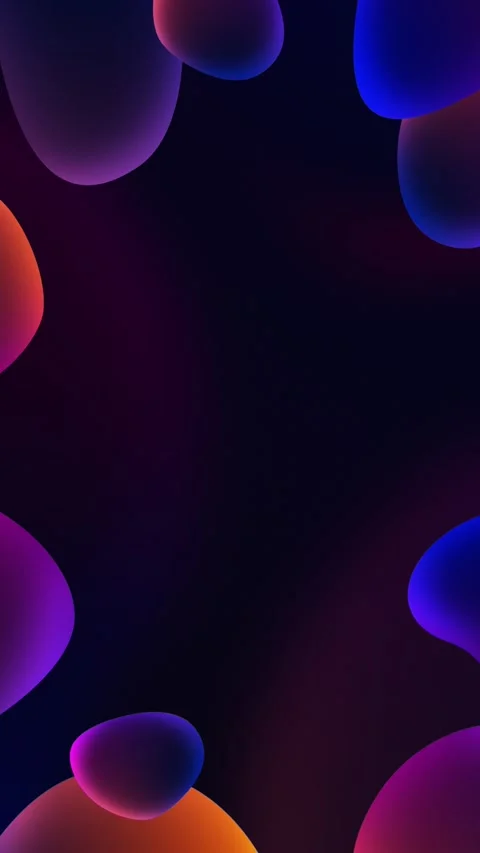 Beautiful animated liquid forms backdrop, organic motion bubbles background Stock Footage 307856155