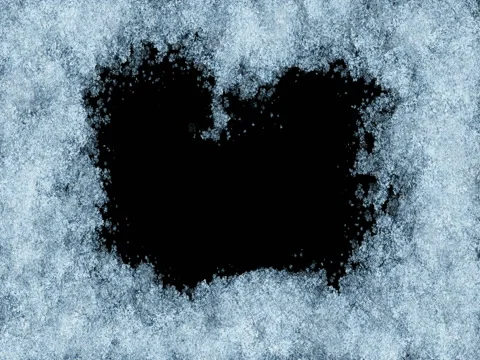 Beautiful Animation of Freezing Window from Borders to the Center. 動画素材 80598005